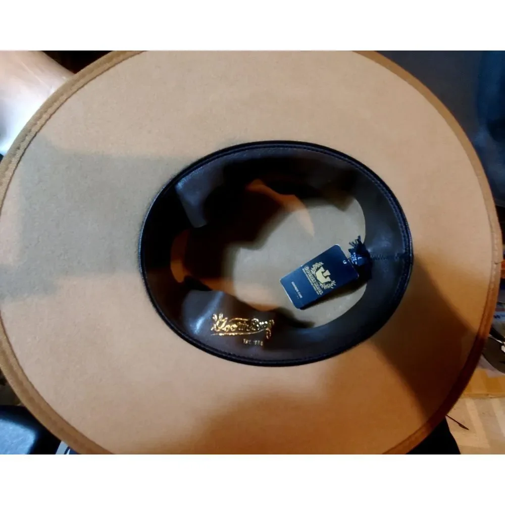 Rare Goorin Bros Fedora Hat Brown Size Large - Picture 6 of 12